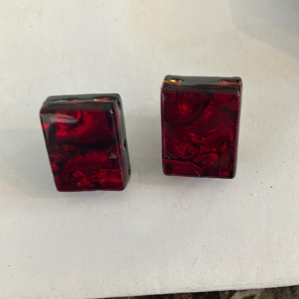 Cube looking earrings